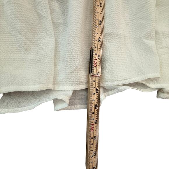 Southern Fried Chics White Lace Boho Maxi Dress Ballet Straps | Tiered Skirt | L - Picture 12 of 13